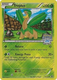 Tropius (5/101) (National Championship Promo) [Black & White: Plasma Blast] | Gam3 Escape