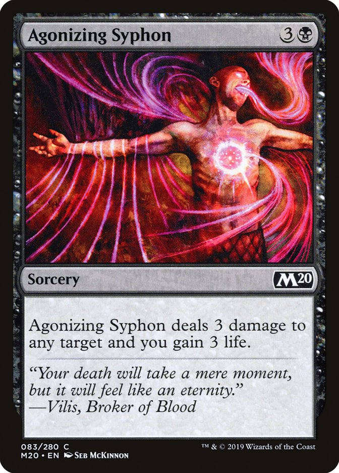 Agonizing Syphon [Core Set 2020] | Gam3 Escape