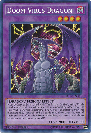 Doom Virus Dragon [DRL2-EN003] Secret Rare | Gam3 Escape