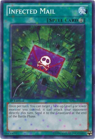 Infected Mail [BP01-EN085] Starfoil Rare | Gam3 Escape