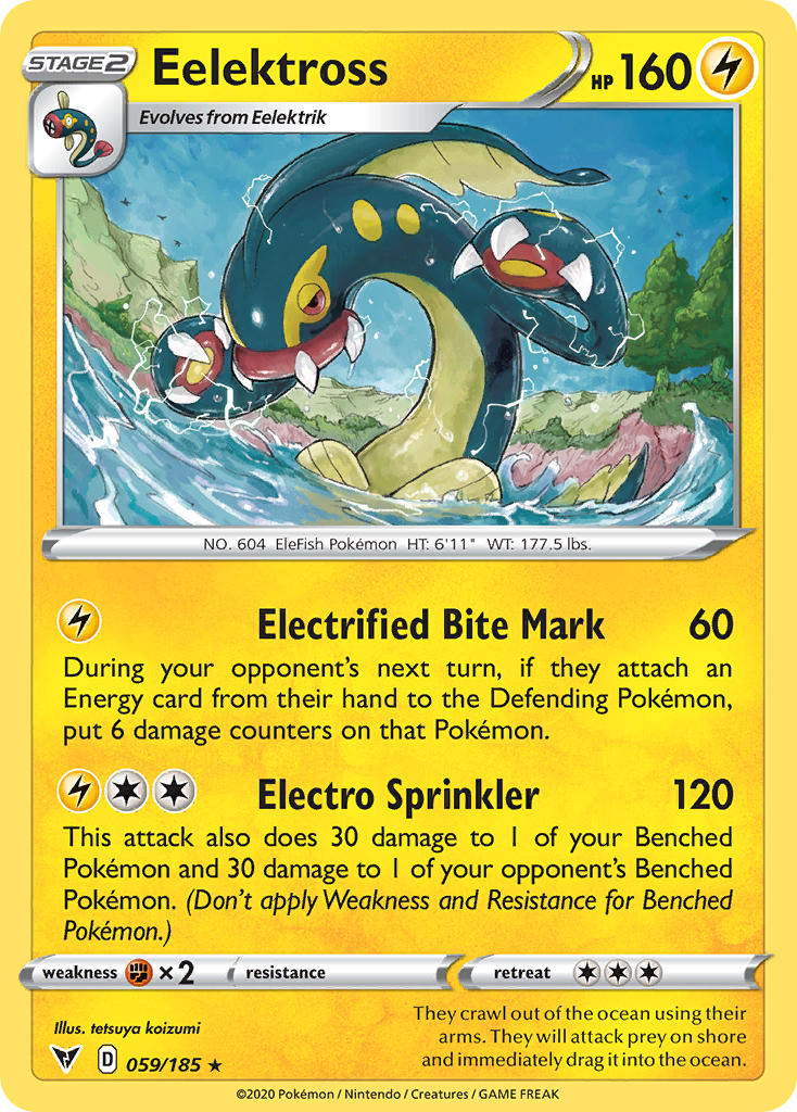 Eelektross (059/185) [Sword & Shield: Vivid Voltage] | Gam3 Escape