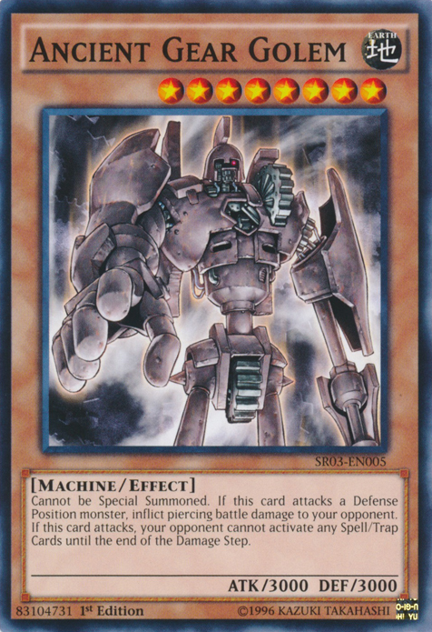 Ancient Gear Golem [SR03-EN005] Common | Gam3 Escape