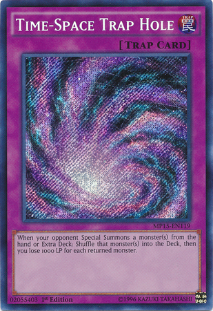 Time-Space Trap Hole [MP15-EN119] Secret Rare | Gam3 Escape