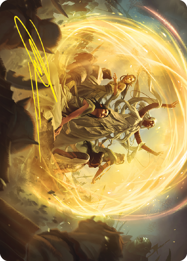 Heroic Intervention Art Card (Gold-Stamped Signature) [The Lord of the Rings: Tales of Middle-earth Art Series] | Gam3 Escape