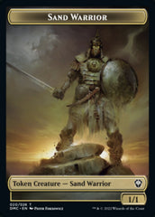 Soldier // Sand Warrior Double-sided Token [Dominaria United Tokens] | Gam3 Escape