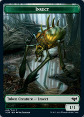 Insect // Slug Double-sided Token [Innistrad: Crimson Vow Tokens] | Gam3 Escape