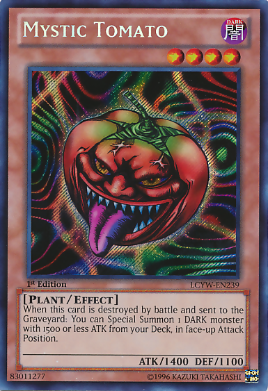 Mystic Tomato [LCYW-EN239] Secret Rare | Gam3 Escape