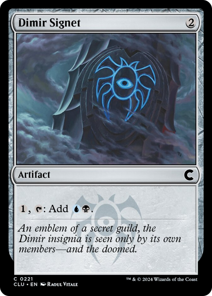 Dimir Signet [Ravnica: Clue Edition] | Gam3 Escape