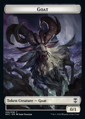Zombie // Goat Double-sided Token [Streets of New Capenna Commander Tokens] | Gam3 Escape