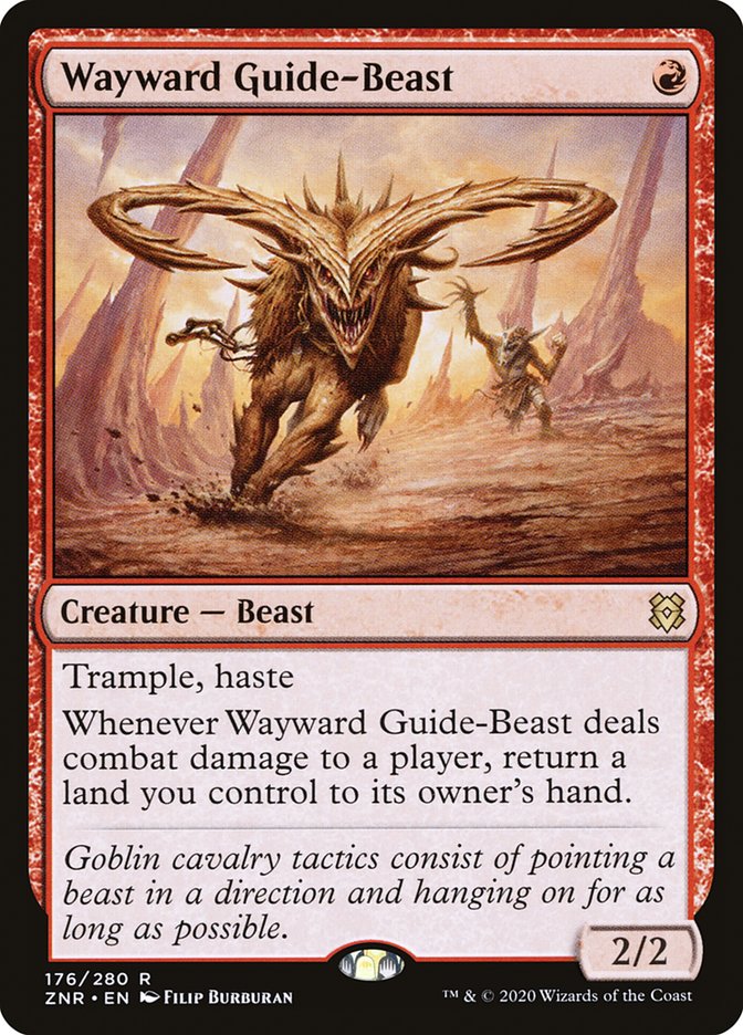 Wayward Guide-Beast [Zendikar Rising] | Gam3 Escape