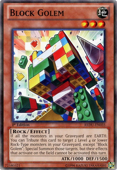 Block Golem [REDU-EN035] Common | Gam3 Escape