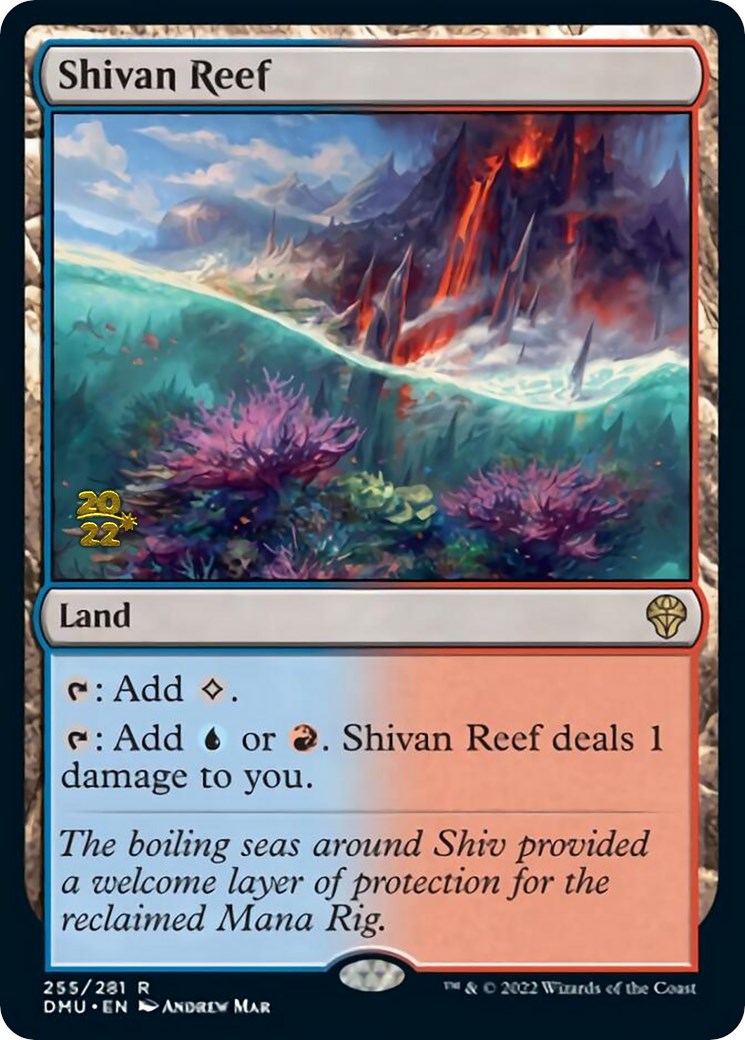 Shivan Reef [Dominaria United Prerelease Promos] | Gam3 Escape