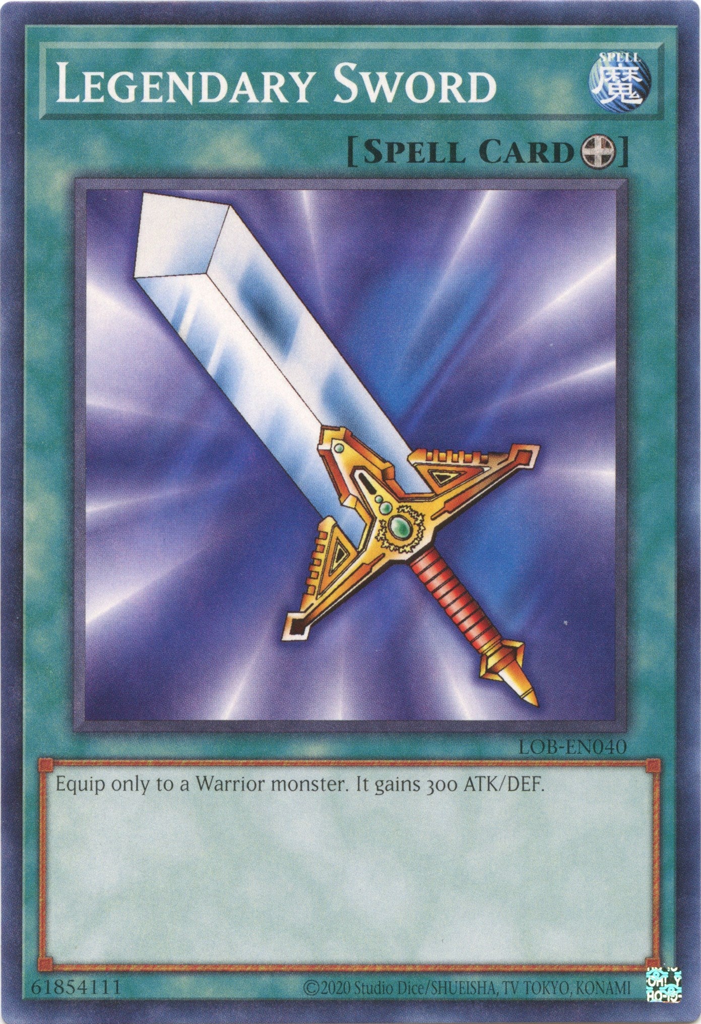 Legendary Sword (25th Anniversary) [LOB-EN040] Common | Gam3 Escape
