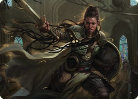 Shanna, Purifying Blade Art Card 1 [Dominaria United Art Series] | Gam3 Escape
