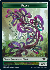Plant // Treasure Double-sided Token [Kamigawa: Neon Dynasty Commander Tokens] | Gam3 Escape