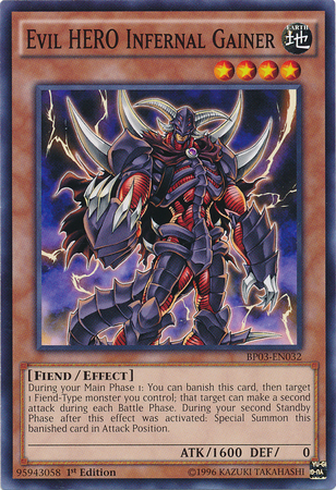 Evil HERO Infernal Gainer [BP03-EN032] Common | Gam3 Escape