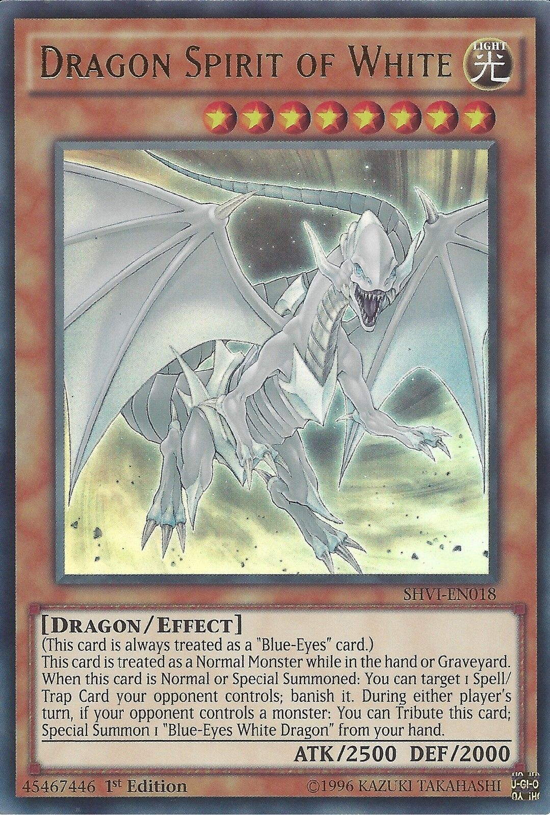 Dragon Spirit of White [SHVI-EN018] Ultra Rare | Gam3 Escape