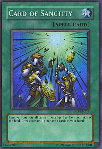 Card of Sanctity [DR3-EN217] Super Rare | Gam3 Escape