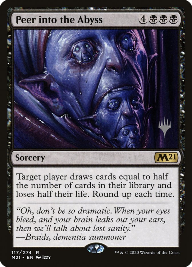 Peer into the Abyss (Promo Pack) [Core Set 2021 Promos] | Gam3 Escape
