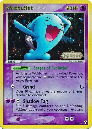 Wobbuffet (28/92) (Stamped) [EX: Legend Maker] | Gam3 Escape