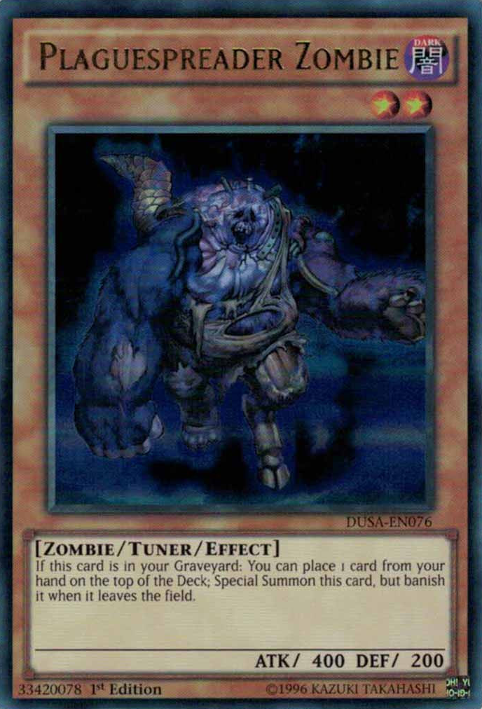 Plaguespreader Zombie [DUSA-EN076] Ultra Rare | Gam3 Escape