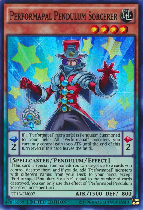 Performapal Pendulum Sorcerer [CT13-EN007] Super Rare | Gam3 Escape