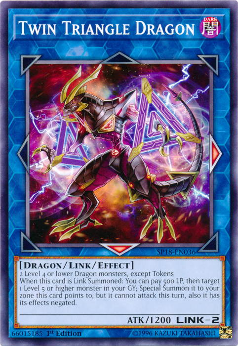 Twin Triangle Dragon [SP18-EN036] Common | Gam3 Escape