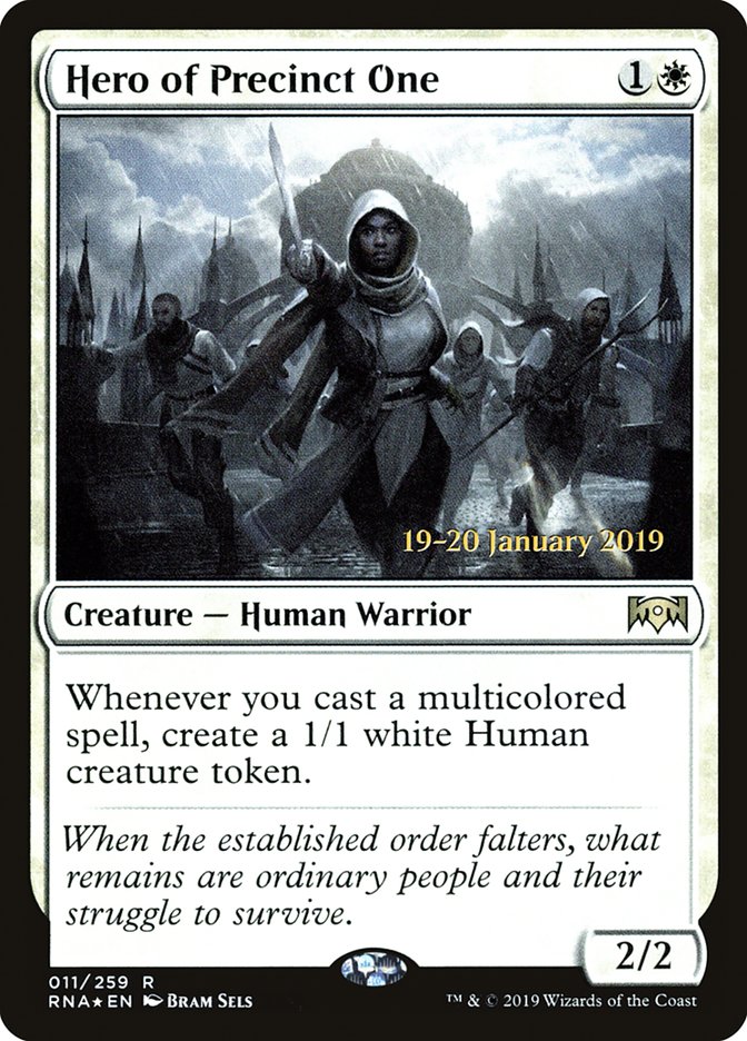 Hero of Precinct One [Ravnica Allegiance Prerelease Promos] | Gam3 Escape