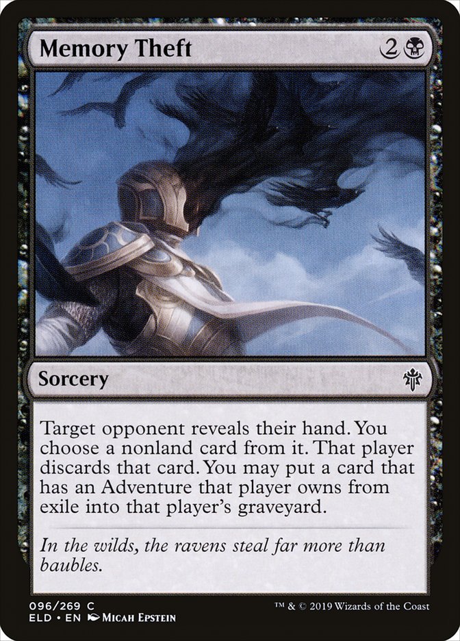 Memory Theft [Throne of Eldraine] | Gam3 Escape
