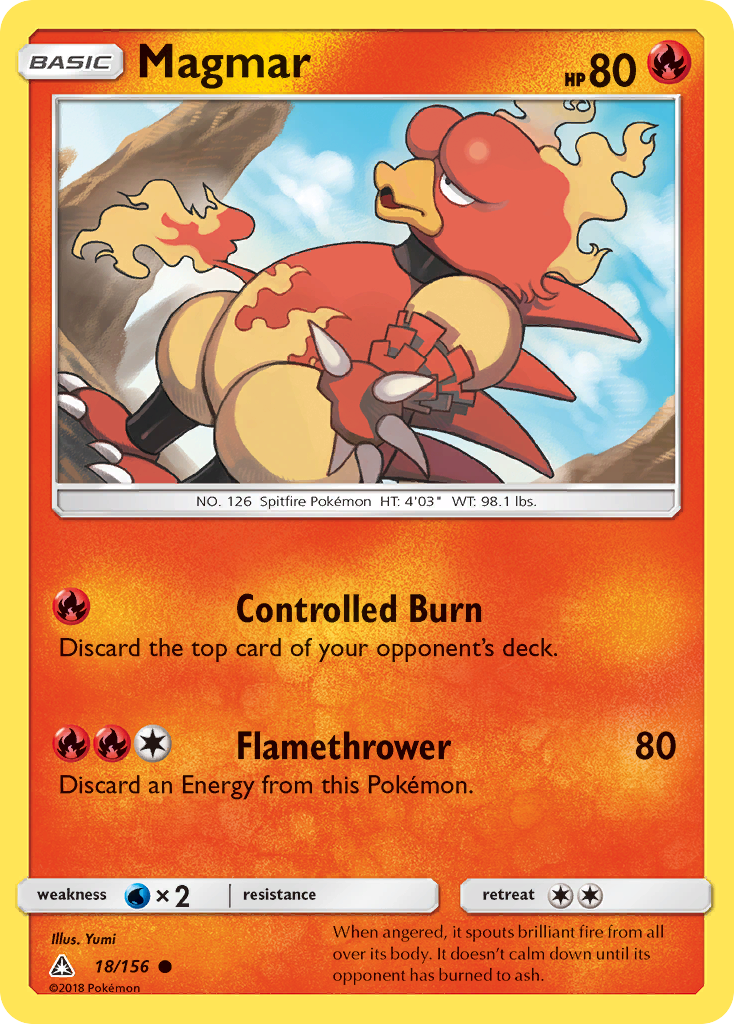 Magmar (18/156) [Sun & Moon: Ultra Prism] | Gam3 Escape