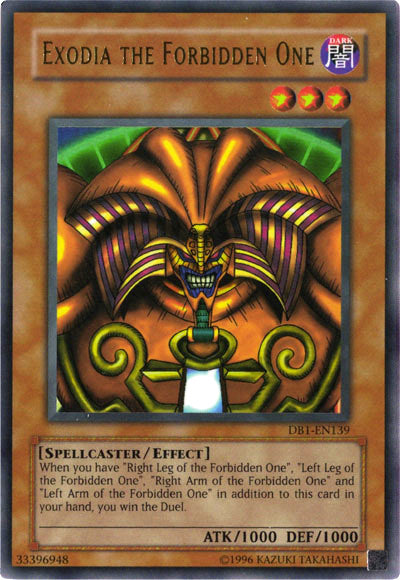 Exodia the Forbidden One [DB1-EN139] Ultra Rare | Gam3 Escape