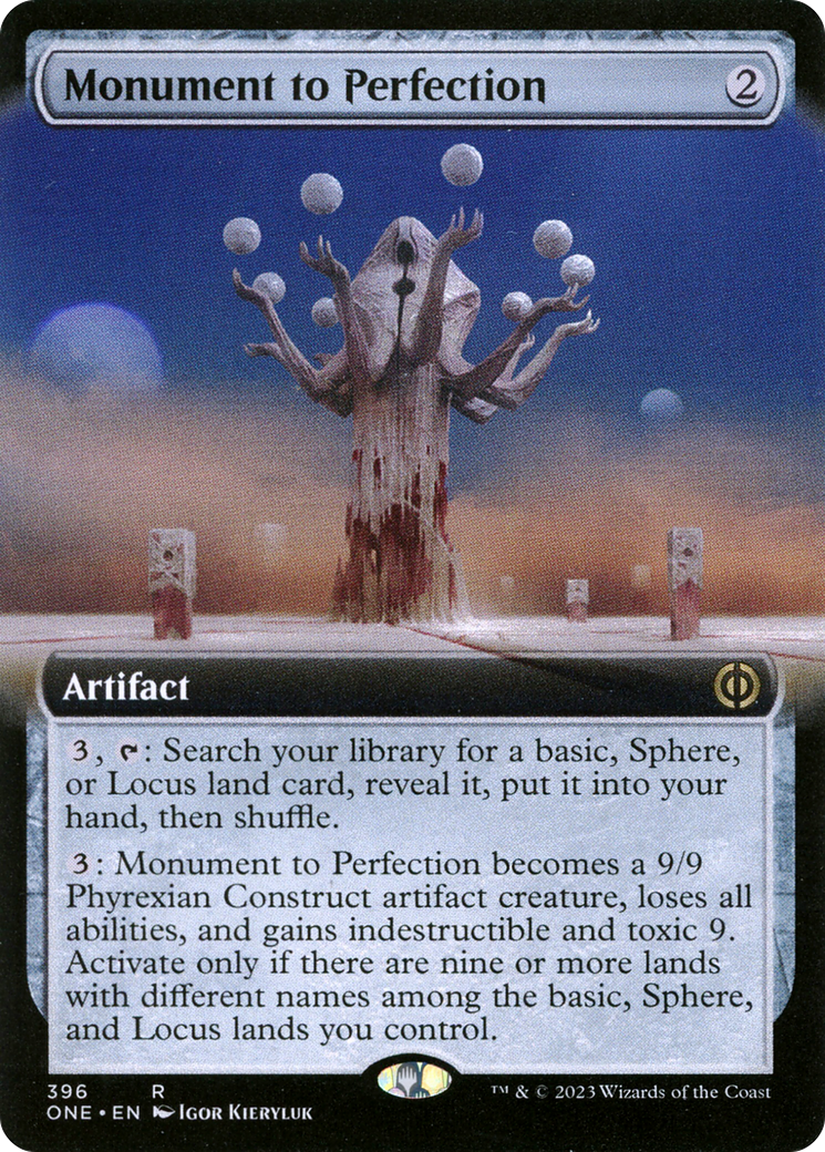 Monument to Perfection (Extended Art) [Phyrexia: All Will Be One] | Gam3 Escape