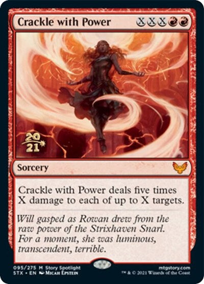 Crackle with Power [Strixhaven: School of Mages Prerelease Promos] | Gam3 Escape