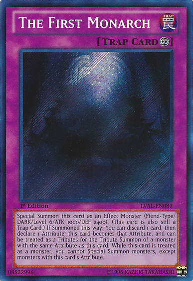 The First Monarch [LVAL-EN089] Secret Rare | Gam3 Escape