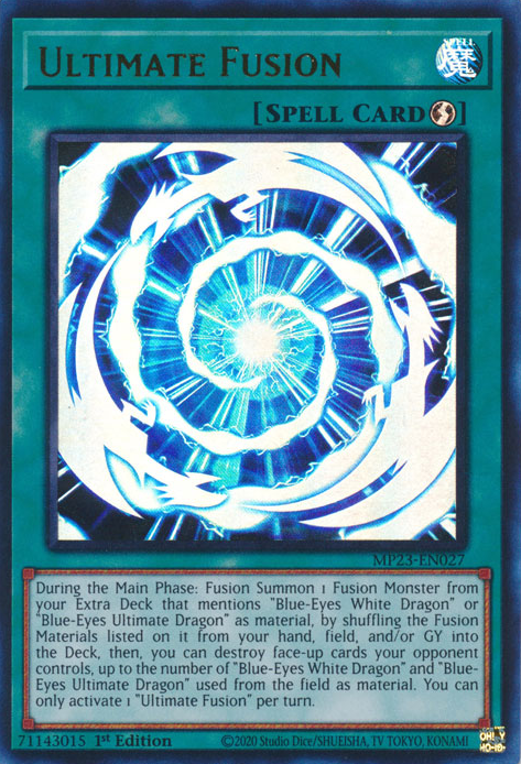 Ultimate Fusion [MP23-EN027] Ultra Rare | Gam3 Escape