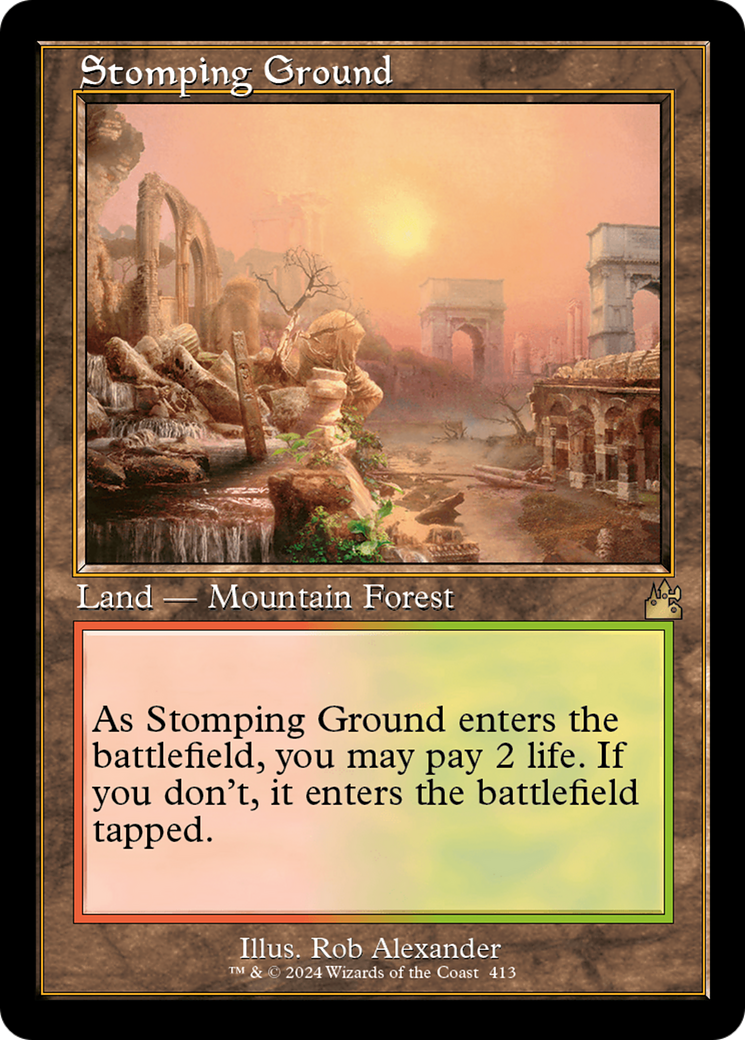 Stomping Ground (Retro) [Ravnica Remastered] | Gam3 Escape