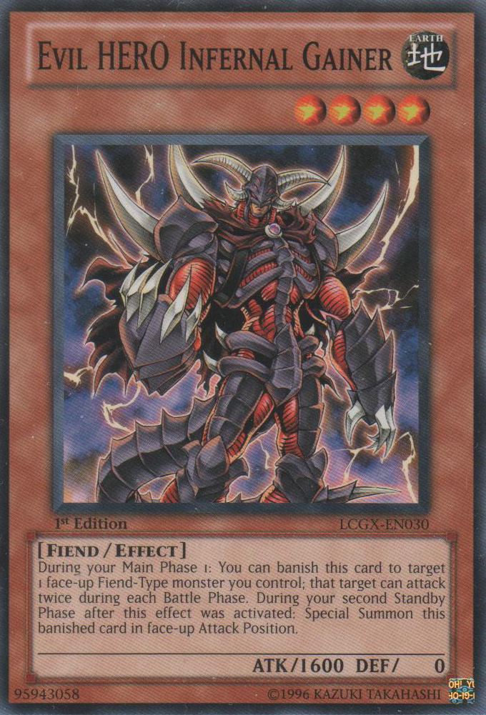 Evil HERO Infernal Gainer [LCGX-EN030] Common | Gam3 Escape