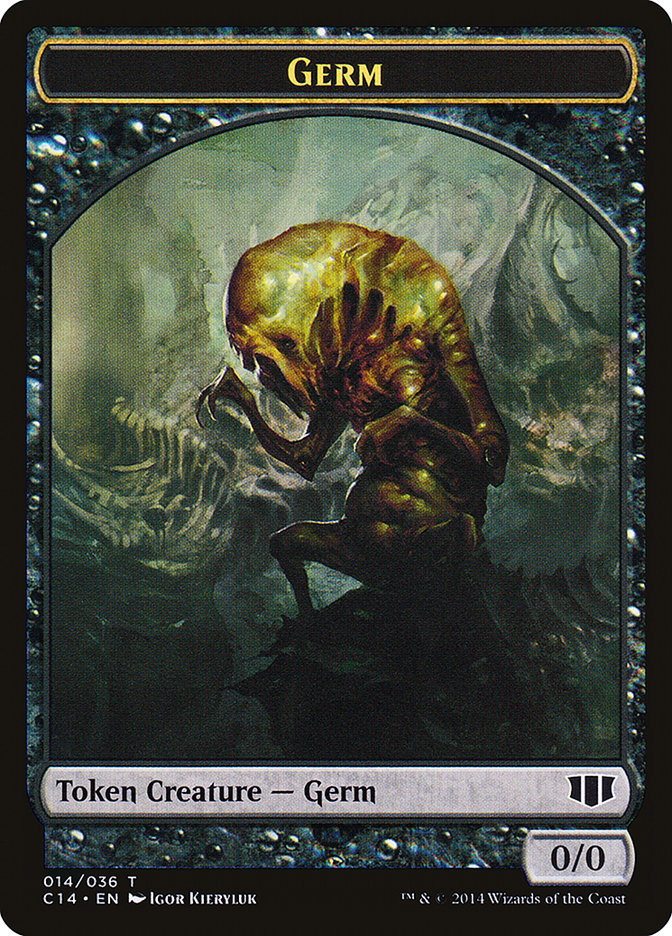 Stoneforged Blade // Germ Double-sided Token [Commander 2014 Tokens] | Gam3 Escape