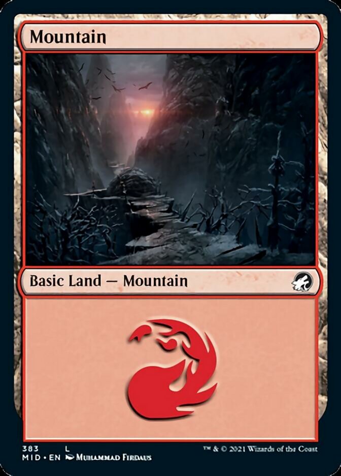 Mountain (383) [Innistrad: Midnight Hunt] | Gam3 Escape