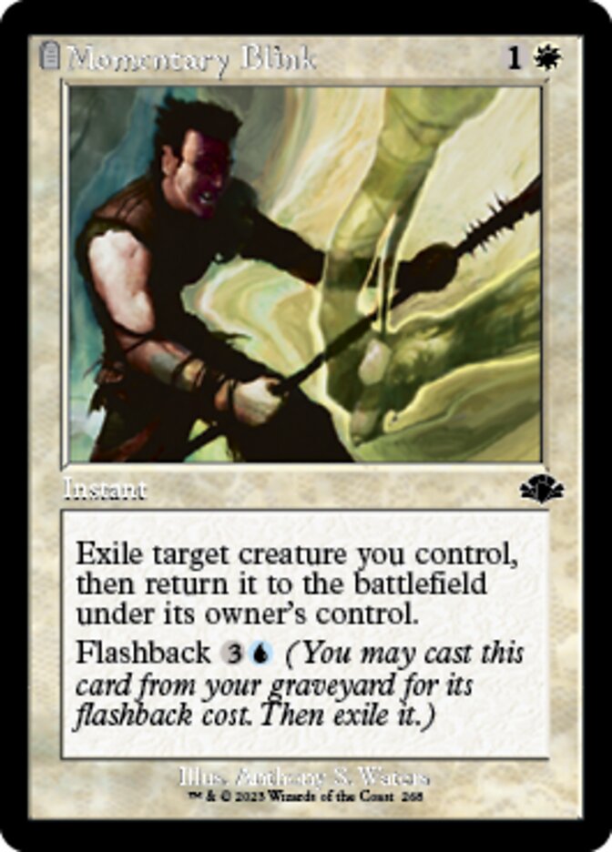 Momentary Blink (Retro) [Dominaria Remastered] | Gam3 Escape