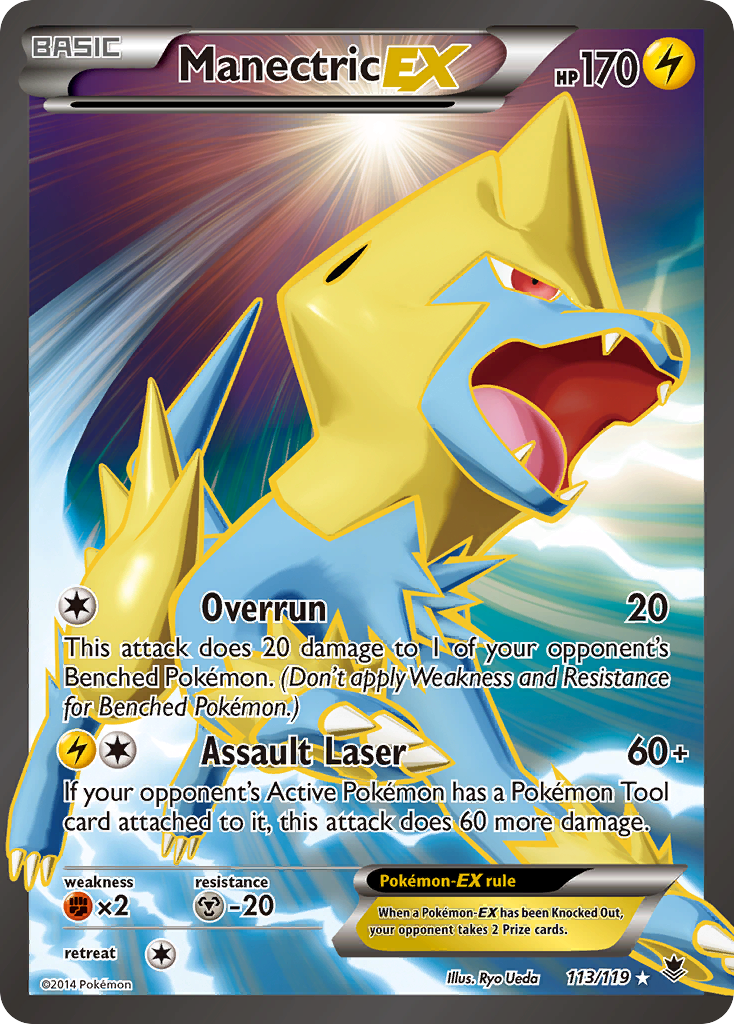 Manectric EX (113/119) [XY: Phantom Forces] | Gam3 Escape