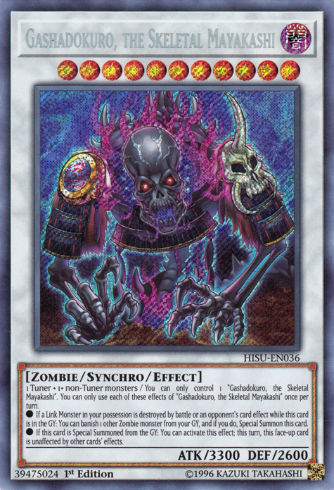 Gashadokuro, the Skeletal Mayakashi [HISU-EN036] Secret Rare | Gam3 Escape