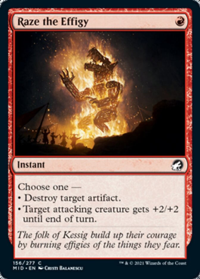Raze the Effigy [Innistrad: Midnight Hunt] | Gam3 Escape