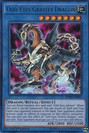 Odd-Eyes Gravity Dragon [BOSH-EN043] Ultra Rare | Gam3 Escape