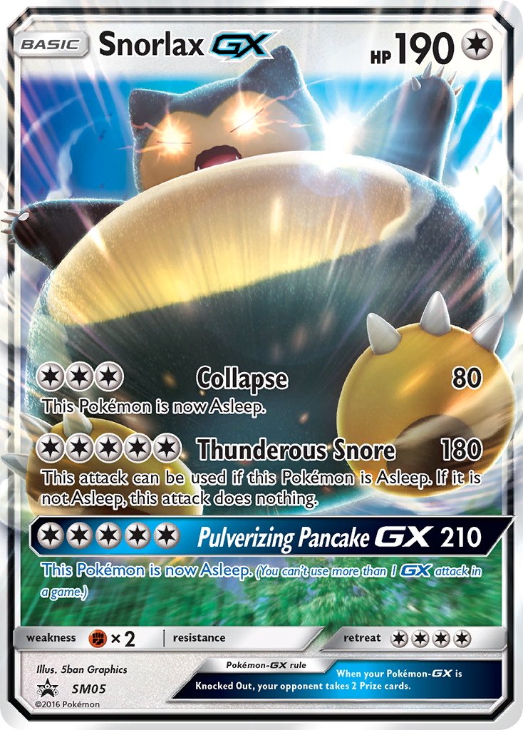 Snorlax GX (SM05) [Sun & Moon: Black Star Promos] | Gam3 Escape