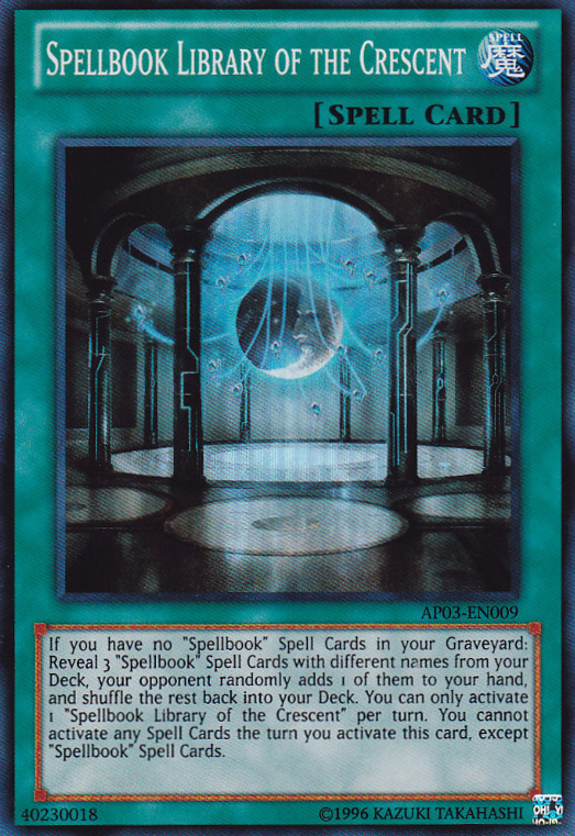 Spellbook Library of the Crescent [AP03-EN009] Super Rare | Gam3 Escape