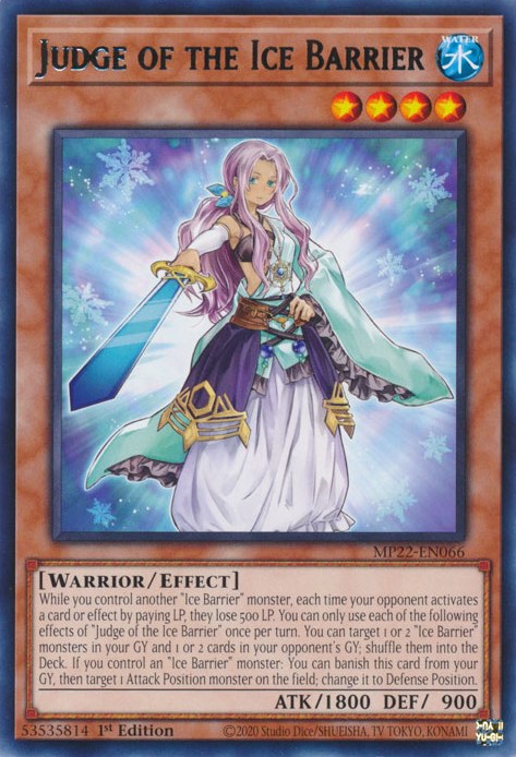 Judge of the Ice Barrier [MP22-EN066] Rare | Gam3 Escape