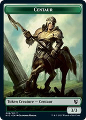 Centaur // Wolf Double-sided Token [Innistrad: Midnight Hunt Commander] | Gam3 Escape