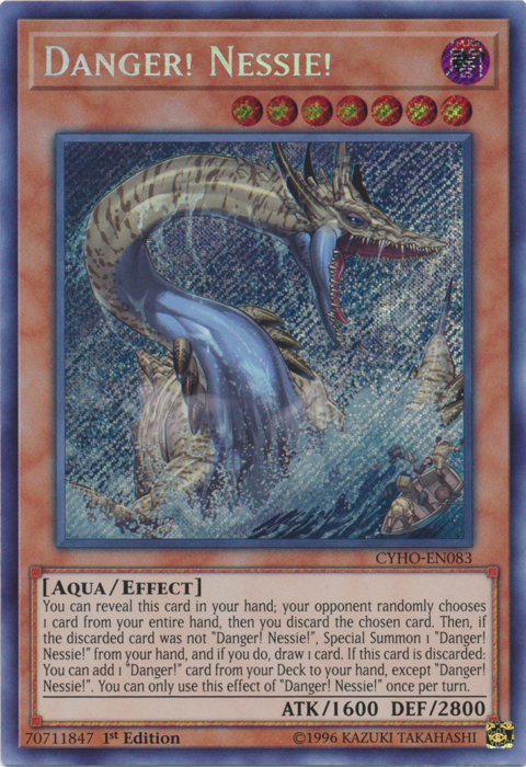 Danger! Nessie! [CYHO-EN083] Secret Rare | Gam3 Escape