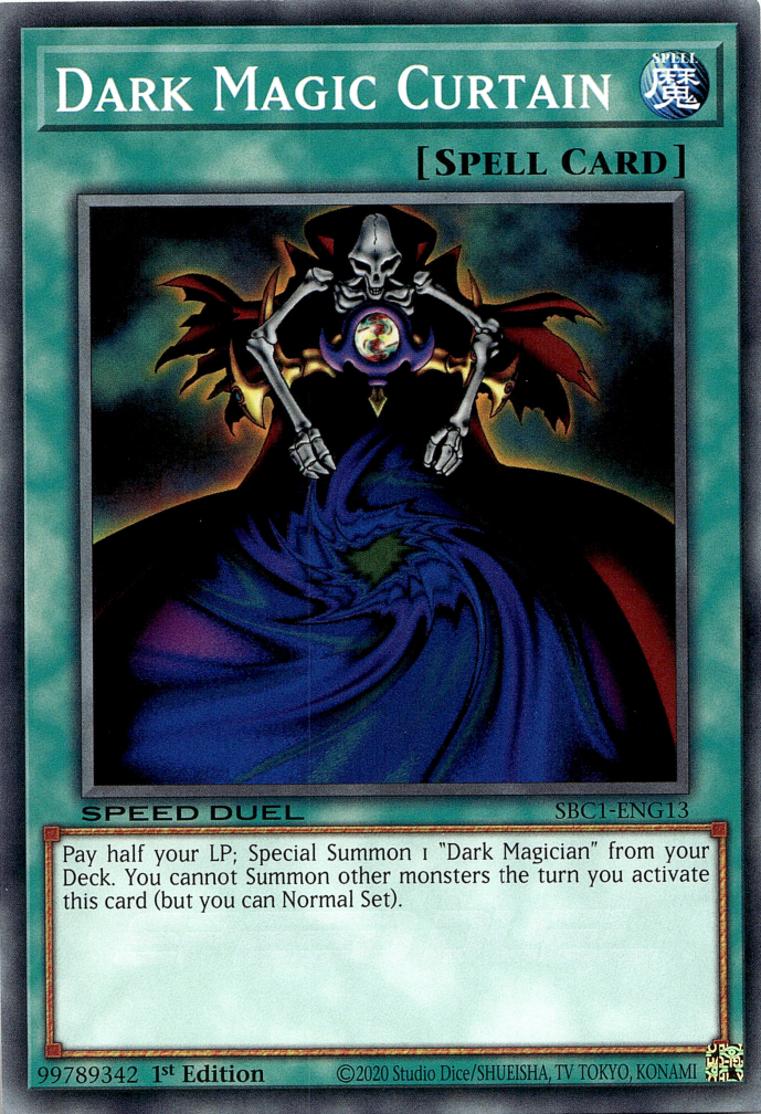 Dark Magic Curtain [SBC1-ENG13] Secret Rare | Gam3 Escape